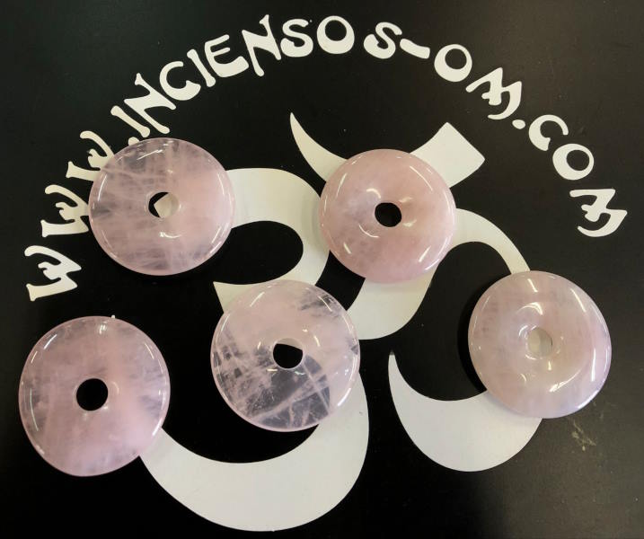 Donut Cuarzo Rosa 4 cm